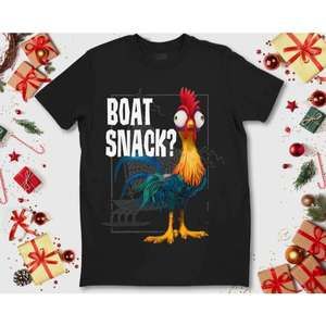 Disney Moana Hei Hei Boat Snack T Shirt